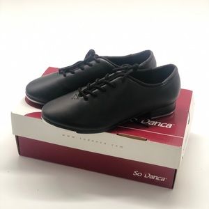 So Dance TA04Black Child 13 M Lace-Up Tap Shoes